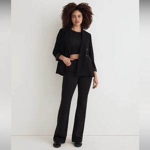 Madewell Skinny Flare Jeans in Black Frost Wash